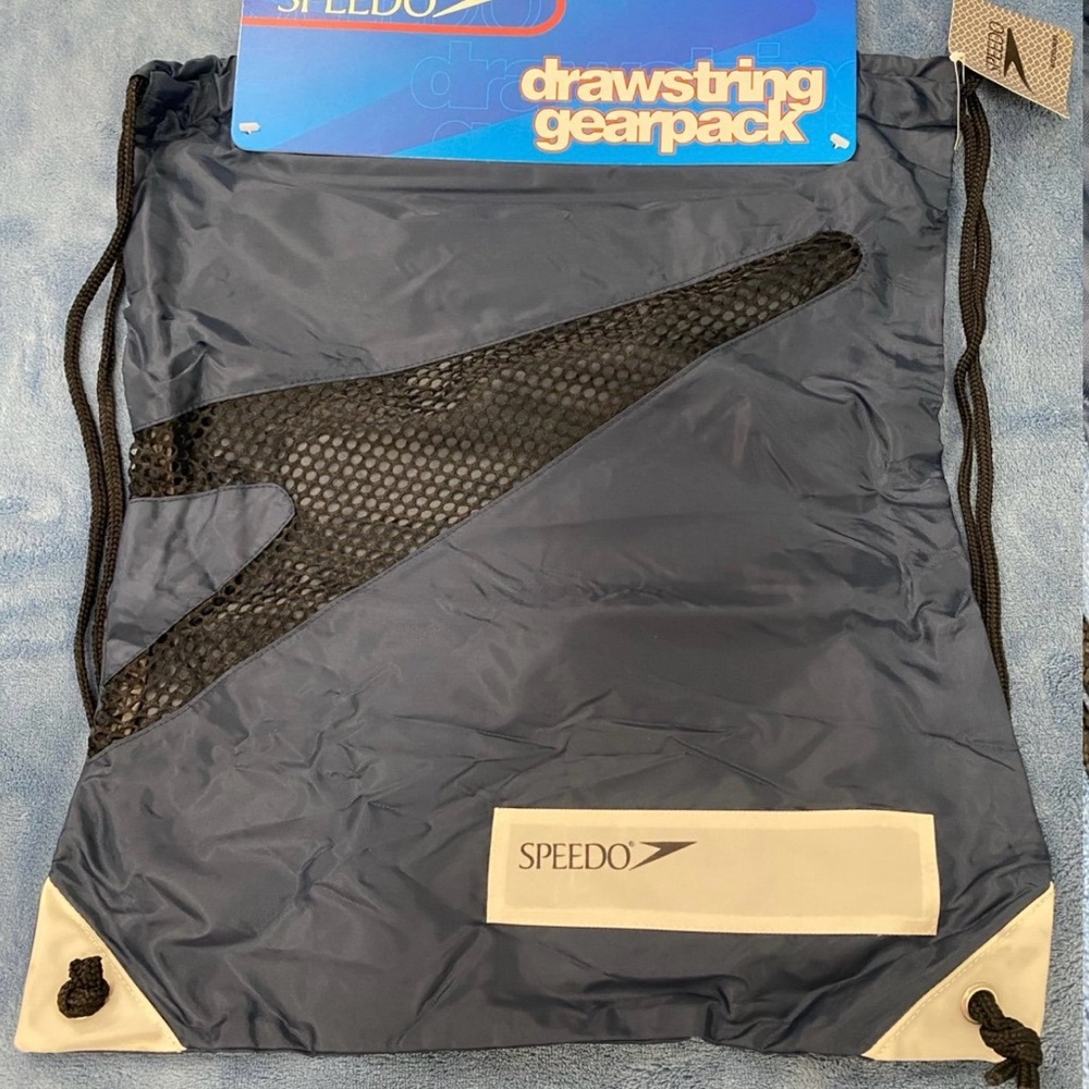 Speedo Navy Blue Drawstring Gear Pack